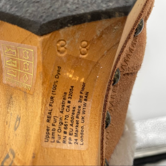 Free People Chalet Suede Slip On Clog EU 38/7.5M - Picture 11 of 12